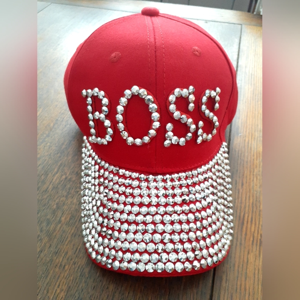 ♦️BOSS♦️Rhinestone Hat/Cap New w/Tags